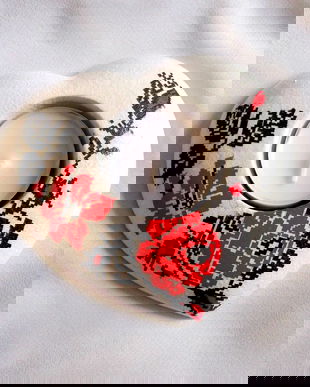 Suport lumanare cu motiv traditional 40832