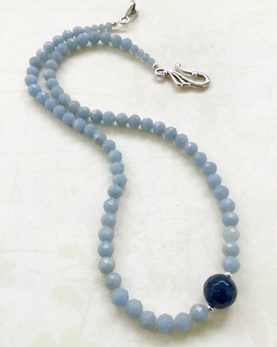 Colier CHOKER Angelit natural