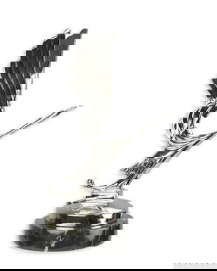 Barza- statueta art deco din bronz