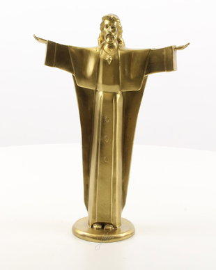 Isus Mantuitorul- statueta din bronz masiv