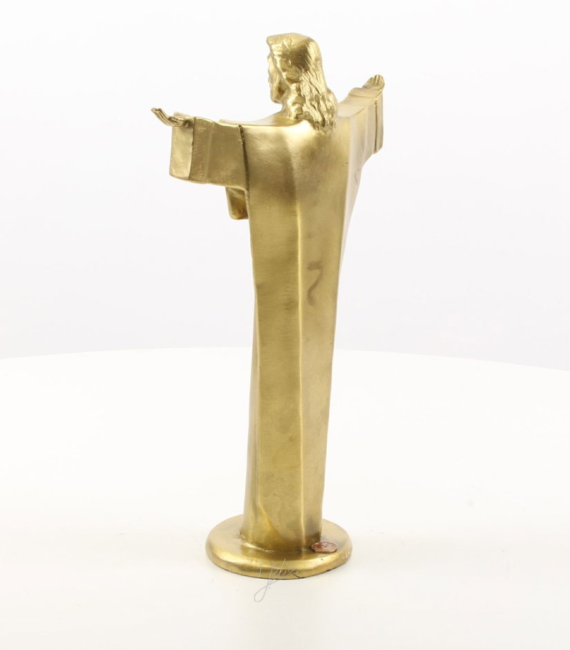 Isus Mantuitorul- statueta din bronz masiv