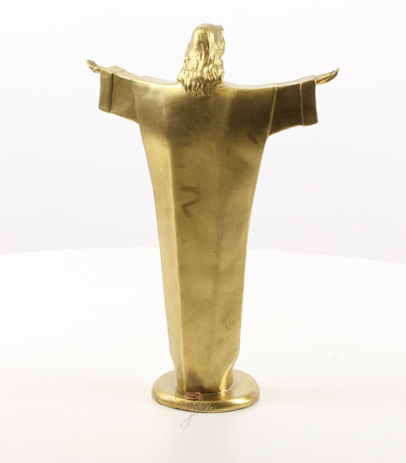 Isus Mantuitorul- statueta din bronz masiv