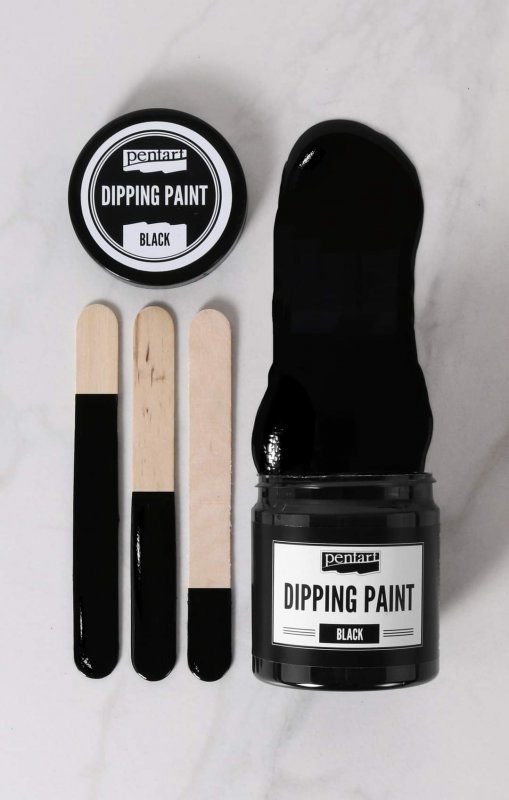 Vopsea neagra autonivelanta- Dipping paint black- 250 ml- 41343