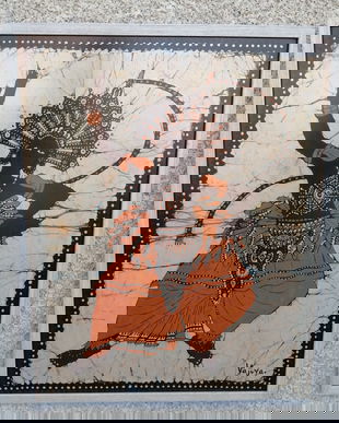 ZM2514- Tablou/ decor perete- silk screen- art print-rama lemn- vintage