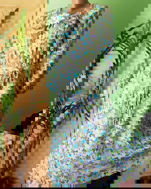 Rochie cu print flori de vara