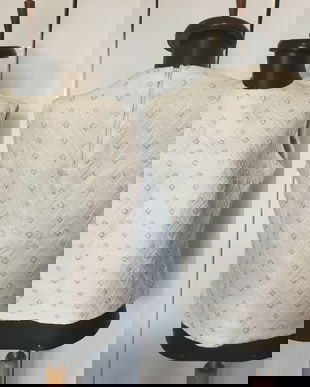 BLUZA AUTENTICA ANII 60 TESATURA CU FIR LAME