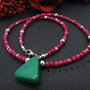 Colier handmade unicat - regalite si agat (cod666)