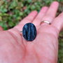 Inel Turmalina neagra si Argint 925 - IN1085 - Inel negru reglabil, inel pietre semipretioase, cadou romantic, inel elegant, inel business, inel cadou, cristaloterapie, cristale vindecatoare