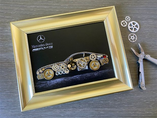 Mercedes Benz Cod M 549-Cadouri pentru Craciun si Anul Nou-Bijuterii steampunk-Cadouri Barbati