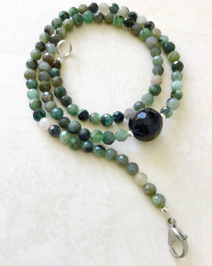 Colier CHOKER radacina de SMARALD natural