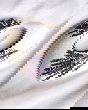 Suport lumanare cu lavanda 40831