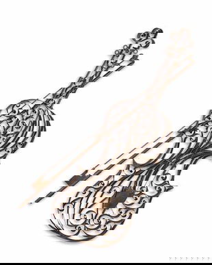 Vioara- decoratiune metalica pentru perete