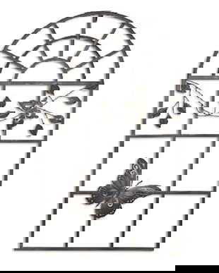 Decoratiune fereastra din metal antik brown