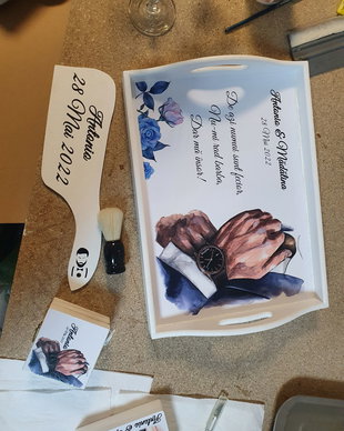 Set mire / pentru gatitul mirelui / Satar / prosop mire personalizat