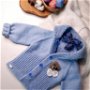 Palton tricotat pentru copii