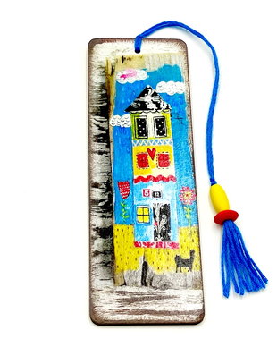 Semn de carte handmade, casuta copilariei mele 2774