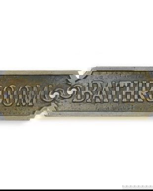 Decoratiune metalica baie