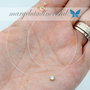 Lantisor / Colier / Fir Transparent / Margeluta / Aur 14k