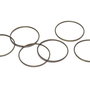 Link din alama, rotund, bronz, 28 mm
