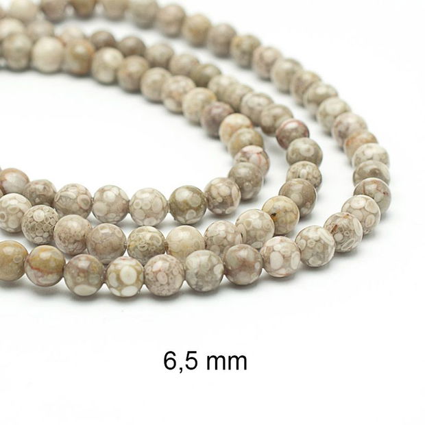 Maifan stone Jasper, 6,5 mm, MF-02