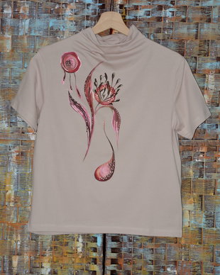 Tricou pictat manual, unicat
