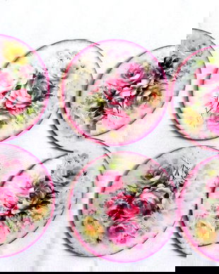 suporturi pahare cu trandafiri 40961