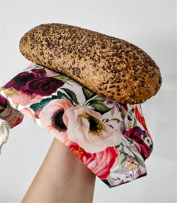 Sac paine captusit - previne uscarea, mucegăirea - ROMANTIC