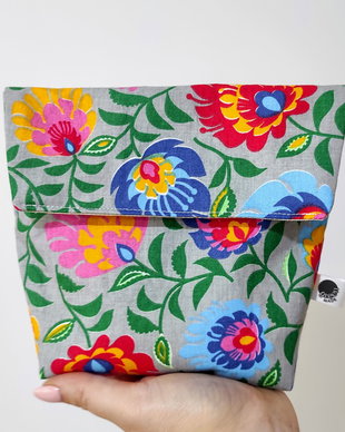 Snackbag lavabil pentru gustari - ETNO FLOWERS