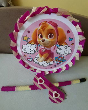 Pinata piniata party set Paw Patrol Skye