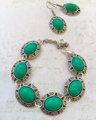 Set vintage Howlit verde