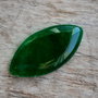 Cabochon agata verde, 38-40x20 mm