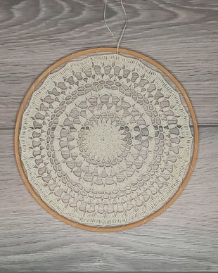 Wall hanging, Mandala crosetata, Decoratiune perete