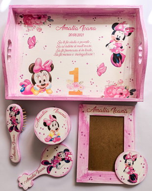 Set moț fetițe Minnie Mouse