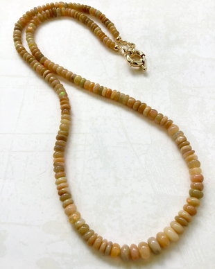 Colier CHOKER opal etiopian