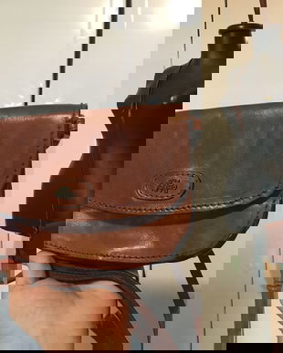 THE TRAMP GEANTA MICA PIELE NATURALA