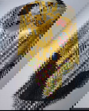 Esarfa/sal Klimt din matase naturala