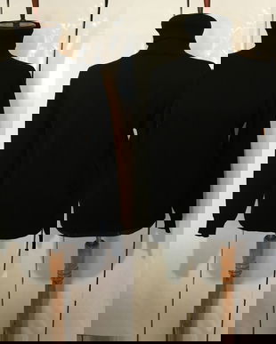 PULOVER NEGRU LANA GULER ROLL ON