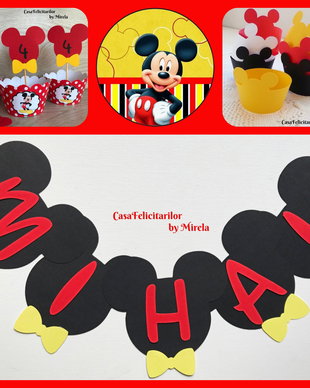 Ghirlanda Mickey mouse/Banner Mickey mouse