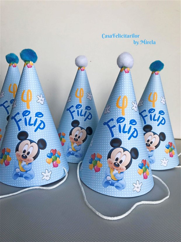 Coif petrecere baby Mickey mouse personalizat