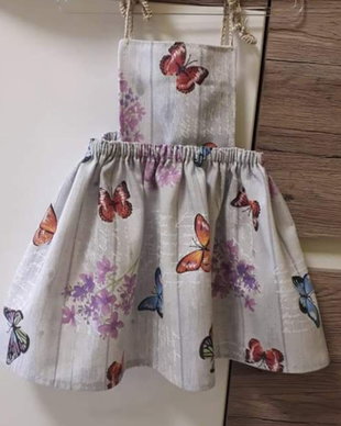 Fustita fetite cu pieptar/fustita cu fluturasi
