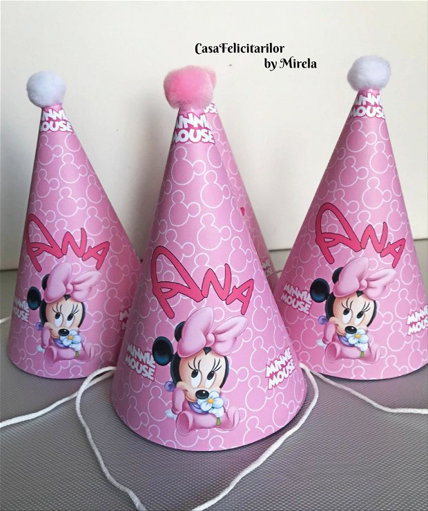 Etichete sticle baby Minnie mouse