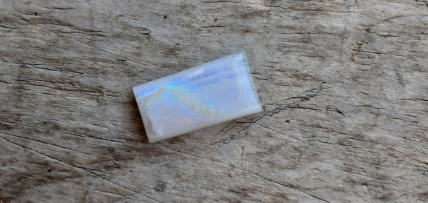 Cabochon piatra lunii, 25x13 mm
