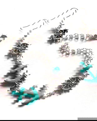 set turcoaz motiv marin 41294