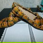Pantofi noi Germania ,  manufactura , piele  naturala multicolora .