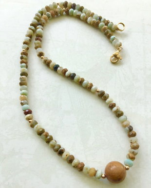 Colier CHOKER Hemimorfit