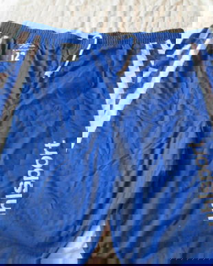 pantaloni comozi albastri 56