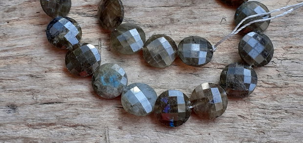 Margele labradorit fatetat, 16 mm
