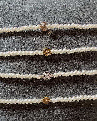 Lănțișor handmade din perle