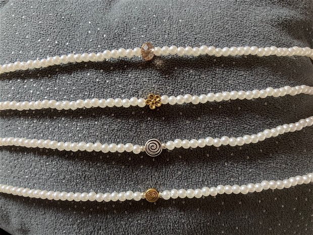 Lănțișor handmade din perle