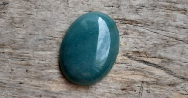 Cabochon aventurin verde, 40x30 mm